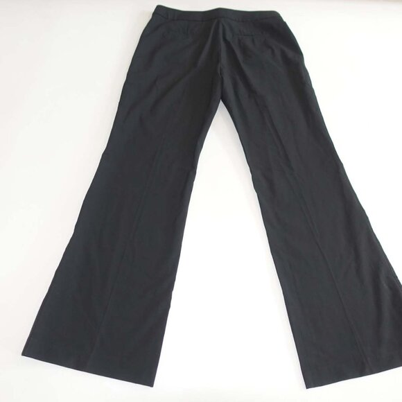 Gap Women's Perfect Trouser Pants Size 8 Black 33" Inseam Tuxedo Stripes Slacks - Picture 5 of 6